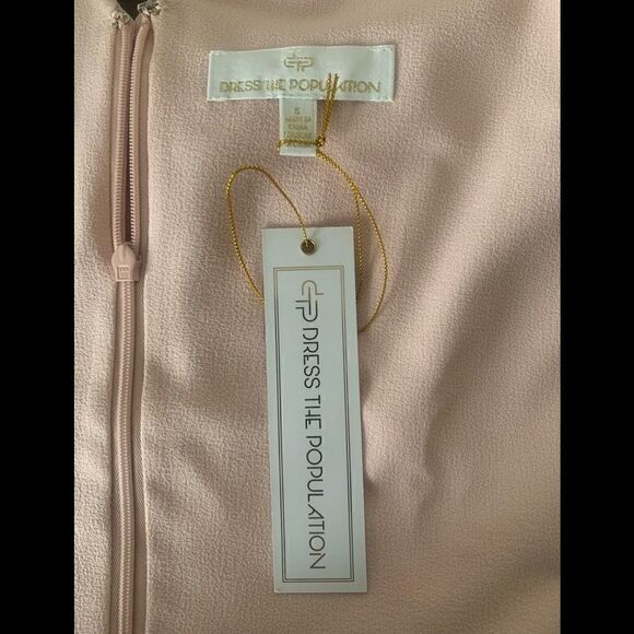 Dress the population Norah plunge body con dress size S, NWT - Picture 5 of 12